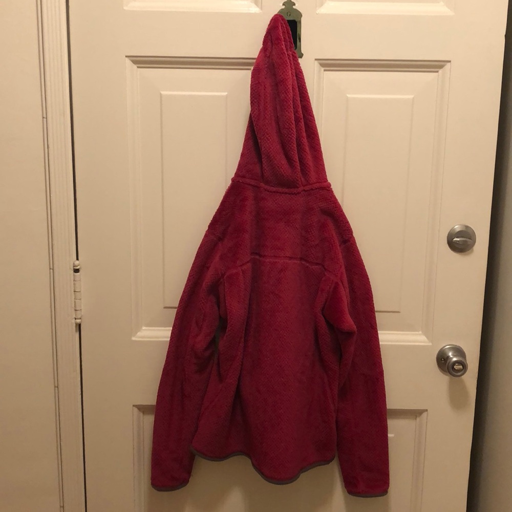 Patagonia Hooded pullover Fleece Pink medium hoody - Picture 3 of 3